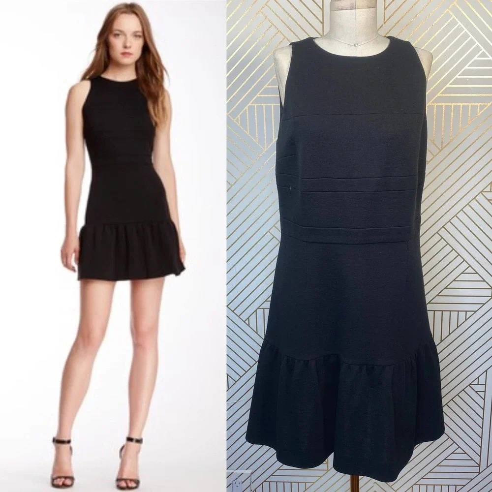 M Missoni Black Sleeveless‎ Drop Waist Mini Dress